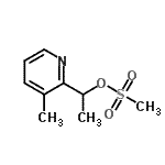CAS#: 780803-61-4， 1-(3-Methyl-2-pyridinyl)ethyl methanesulfonate