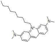 CAS#: 78125-98-1， N,N,N',N'-Tetramethyl-10-Nonylacridin-10-Ium-3,6-Diamine