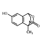CAS#: 781559-32-8， 5-Hydroxy-1-methyl-9-oxa-11-azatricyclo[6.2.2.0<sup>2,7</sup>]dodeca-2,4,6-trien-10-one