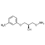 CAS#: 781604-80-6， (2S)-1-(Aminooxy)-3-(3-methylphenoxy)-2-propanol