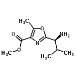 CAS#: 781612-31-5， Methyl 2-[(1S)-1-amino-2-methylpropyl]-5-methyl-1,3-oxazole-4-carboxylate