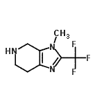 CAS#: 781614-87-7， 3-Methyl-2-(trifluoromethyl)-4,5,6,7-tetrahydro-3H-imidazo[4,5-c]pyridine
