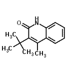 CAS#: 781664-99-1， 4-Methyl-3-(2-methyl-2-propanyl)-2(1H)-quinolinone