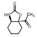 CAS#: 78174-36-4， (3aR,7aS)-7a-Acetylhexahydro-1,3-benzoxazol-2(3H)-one