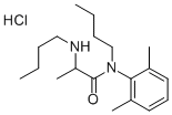 CAS#: 78218-43-6， N-Butyl-2-Butylamino-N-(2,6-Dimethylphenyl)Propanamide Hydrochloride