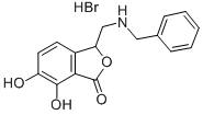 CAS#: 78219-09-7， 3-[(Benzylamino)Methyl]-6,7-Dihydroxy-3H-2-Benzofuran-1-One Hydrobromide
