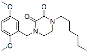 CAS#: 78220-13-0， 1-[(2,5-Dimethoxyphenyl)Methyl]-4-Hexylpiperazine-2,3-Dione