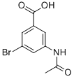 结构式 CAS# 78238-11-6, 3-乙酰氨基-5-溴苯甲酸