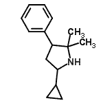 CAS#: 782392-43-2， 5-Cyclopropyl-2,2-dimethyl-3-phenylpyrrolidine