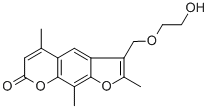 CAS#: 78318-60-2， 3-[(2-Hydroxyethoxy)Methyl]-2,5,9-Trimethyl-7H-Furo[3,2-g][1]Benzopyran-7-One