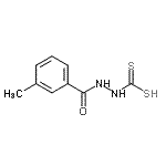 CAS#: 783259-25-6， 2-(3-Methylbenzoyl)hydrazinecarbodithioic acid