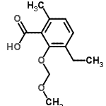 CAS#: 783266-21-7， 3-Ethyl-2-(methoxymethoxy)-6-methylbenzoic acid