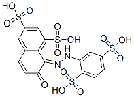 CAS#: 78335-10-1， (8Z)-8-[(2,5-Disulfophenyl)Hydrazinylidene]-7-Oxonaphthalene-1,3-Disulfonic Acid