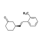 CAS#: 783370-40-1， (3S)-3-[(E)-2-(2-Methylphenyl)vinyl]cyclohexanone