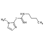 CAS#: 784091-62-9， 1-Methyl-1H-imidazol-2-yl N-butylcarbamimidothioate