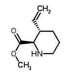 CAS#: 784120-78-1， Methyl (2R,3S)-3-vinyl-2-piperidinecarboxylate