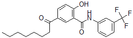CAS#: 78417-90-0， 2-Hydroxy-5-Octanoyl-N-[3-(Trifluoromethyl)Phenyl]Benzamide