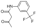 structure of CAS# 785-74-0, 3-Oxo-N-(3-(Trifluoromethyl)Phenyl)Butanamide;3-Keto-N-[3-(Trifluoromethyl)Phenyl]Butyramide;10D-067;Eu-0066748