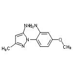 CAS#: 785003-65-8， 1-(2-Amino-4-methoxyphenyl)-3-methyl-1H-pyrazol-5-amine