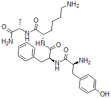 CAS#: 785039-30-7， L-tyrosyl-L-phenylalanyl-L-lysyl-L-Alaninamide