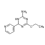 CAS#: 785719-54-2， 4-Ethoxy-6-(3-pyridinyl)-1,6-dihydro-1,3,5-triazin-2-amine