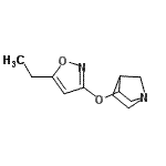 CAS#: 785751-25-9， 3-[(5-Ethyl-1,2-oxazol-3-yl)oxy]-1-azabicyclo[2.2.1]heptane