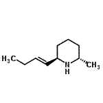 CAS#: 785769-48-4， (2R,6S)-2-[(1E)-1-Buten-1-yl]-6-methylpiperidine