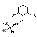 CAS#: 785770-86-7， 5-(2,6-Dimethyl-1-piperidinyl)-2-methyl-3-pentyn-2-ol