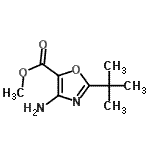 CAS#: 785806-30-6， Methyl 4-amino-2-(2-methyl-2-propanyl)-1,3-oxazole-5-carboxylate