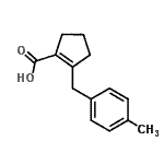 CAS#: 785814-42-8， 2-(4-Methylbenzyl)-1-cyclopentene-1-carboxylic acid
