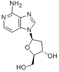 structure of CAS# 78582-17-9, 1-(2-Deoxy-beta-D-Erythro-Pentofuranosyl)-1H-Imidazo[4,5-c]Pyridin-4-Amine;(2R,3S,5R)-5-(4-Aminoimidazo[4,5-C]Pyridin-1-Yl)-2-(Hydroxymethyl)Tetrahydrofuran-3-Ol;(2R,3S,5R)-5-(4-Amino-1-Imidazo[4,5-C]Pyridinyl)-2-(Hydroxymethyl)-3-Tetrahydrofuranol;(2R,3S,5R)-5-(4-Aminoimidazo[4,5-C]Pyridin-1-Yl)-2-Methylol-Tetrahydrofuran-3-Ol