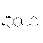 CAS#: 786626-22-0， 2-(3-Methoxy-4-methylbenzyl)piperazine