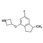 CAS#: 786627-81-4， 3-[(6-Fluoro-1-methyl-2,3-dihydro-1H-inden-4-yl)oxy]azetidine