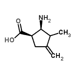 CAS#: 786638-71-9， (1R,2S)-2-Amino-3-methyl-4-methylenecyclopentanecarboxylic acid