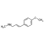 CAS#: 786674-69-9， (2E)-3-(4-Methoxyphenyl)-N-methyl-2-propen-1-amine