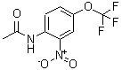 结构式 CAS# 787-57-5, N-[2-硝基-4-(三氟甲氧基)苯基]-乙酰胺