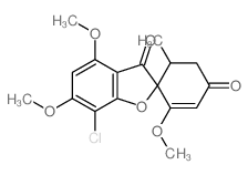 CAS#: 78739-00-1， 7-Chloro-3',4,6-Trimethoxy-5'-Methylspiro[1-Benzofuran-2,4'-Cyclohex-2-Ene]-1',3-Dione