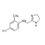CAS#: 787506-34-7， 4-[(4,5-Dihydro-1H-imidazol-2-ylmethyl)amino]-3-methylphenol