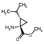 CAS#: 787522-21-8， Methyl (1S,2S)-1-amino-2-isopropylcyclopropanecarboxylate