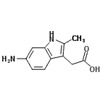 CAS#: 787545-15-7， (6-Amino-2-methyl-1H-indol-3-yl)acetic acid