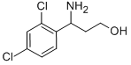 structure of CAS# 787615-23-0, 3-Amino-3-(2,4-Dichloro-Phenyl)-Propan-1-Ol;3-AMINO-3-(2,4-DICHLORO-PHENYL)-PROPAN-1-OL