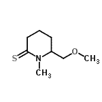 CAS#: 787636-53-7， 6-(Methoxymethyl)-1-methyl-2-piperidinethione