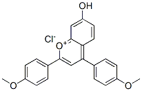 CAS#: 78776-53-1， 2,4-Bis(4-Methoxyphenyl)Chromenylium-7-Ol Chloride