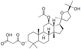 CAS#: 78782-15-7， 3-[[(3R,5R,8R,9R,10R,12R,13R,14R,17S)-12-Acetyloxy-17-[(2S,5R)-5-(2-Hydroxypropan-2-Yl)-2-Methyloxolan-2-Yl]-4,4,8,10,14-Pentamethyl-2,3,5,6,7,9,11,12,13,15,16,17-Dodecahydro-1H-Cyclopenta[a]Phenanthren-3-Yl]Oxy]-3-Oxopropanoic Acid