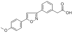 CAS#: 78868-42-5， 2-[4-[5-(4-Methoxyphenyl)-1,2-Oxazol-3-Yl]Phenyl]Acetic Acid