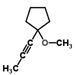 CAS#: 78961-61-2， 1-Methoxy-1-(1-propyn-1-yl)cyclopentane
