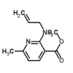 CAS#: 78997-37-2， Methyl 2-(allylamino)-6-methylnicotinate