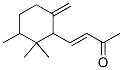 CAS 登录号:79-68-5, 4-(2,2,3-三甲基-6-亚甲基环己基)-3-丁烯-2-酮