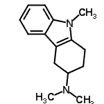CAS#: 790145-56-1， N,N,9-Trimethyl-2,3,4,9-tetrahydro-1H-carbazol-3-amine
