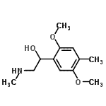 CAS#: 790149-10-9， 1-(2,5-Dimethoxy-4-methylphenyl)-2-(methylamino)ethanol